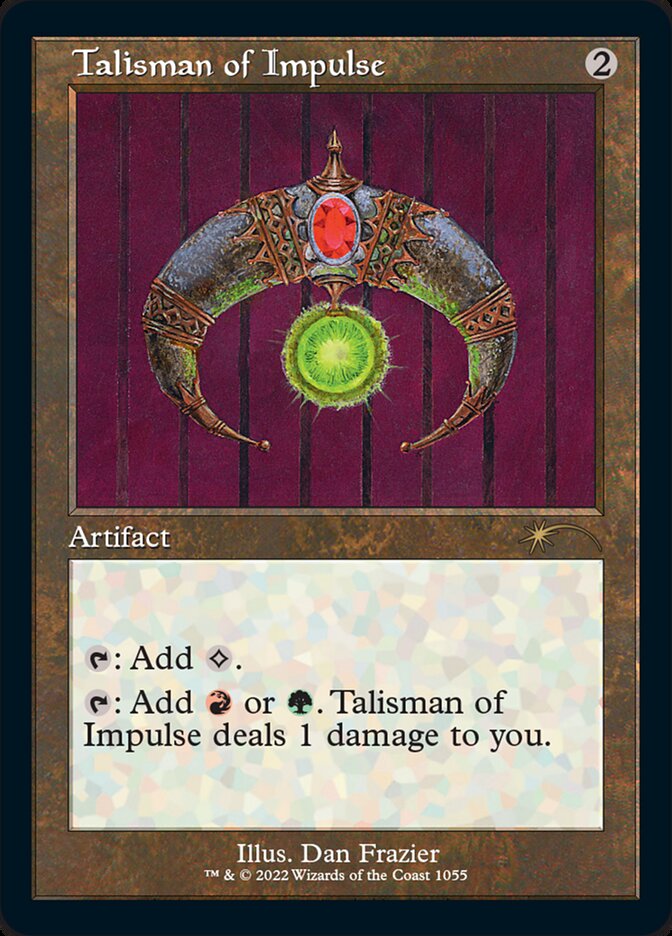 Talisman of Impulse (Foil Etched) [Secret Lair Drop Series] | Card Citadel