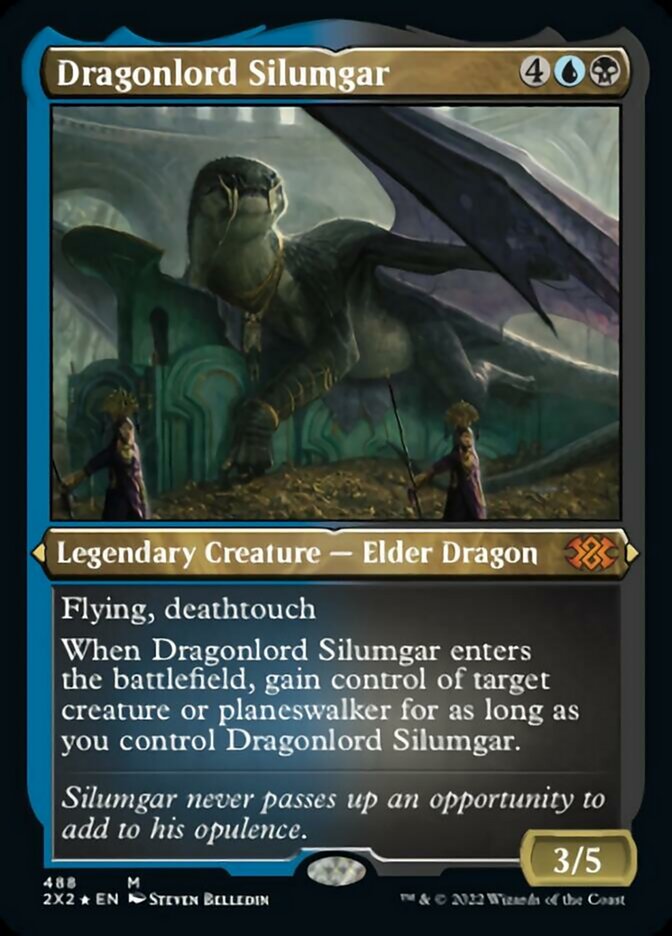 Dragonlord Silumgar (Foil Etched) [Double Masters 2022] | Card Citadel