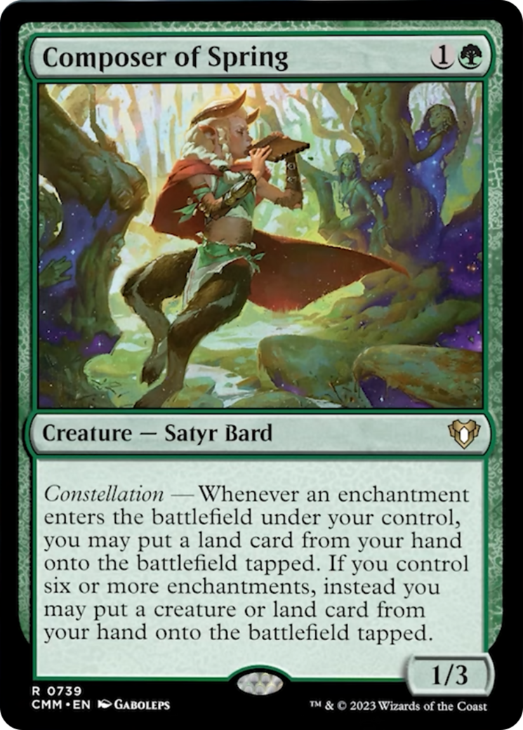 Composer of Spring [Commander Masters] | Card Citadel