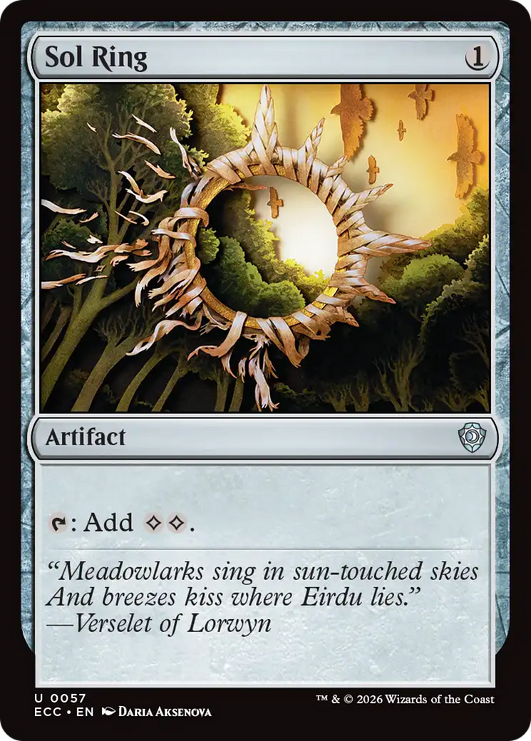 Sol Ring (0057) [Lorwyn Eclipsed Commander] | Card Citadel