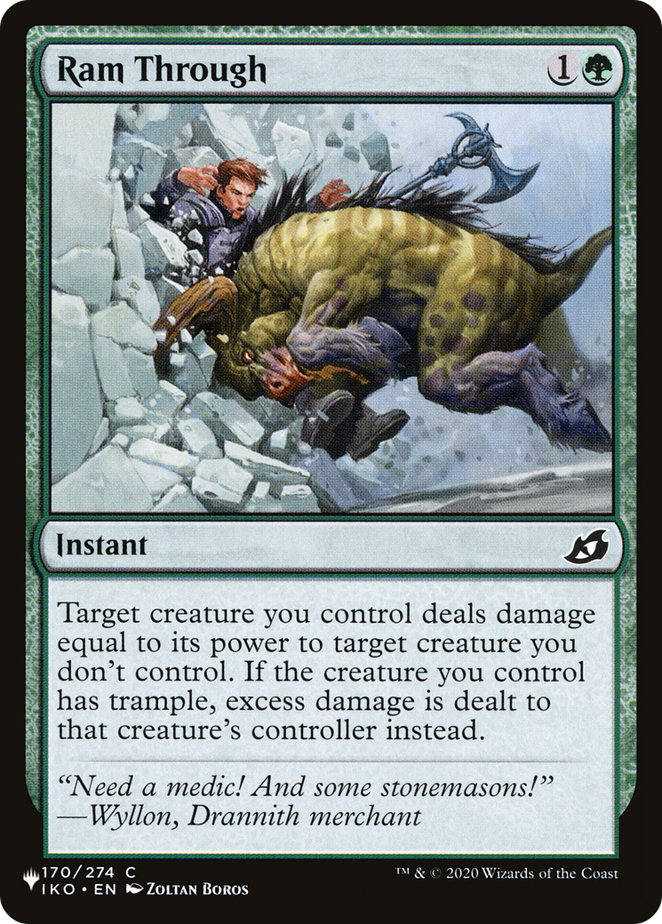 Ram Through [The List] | Card Citadel