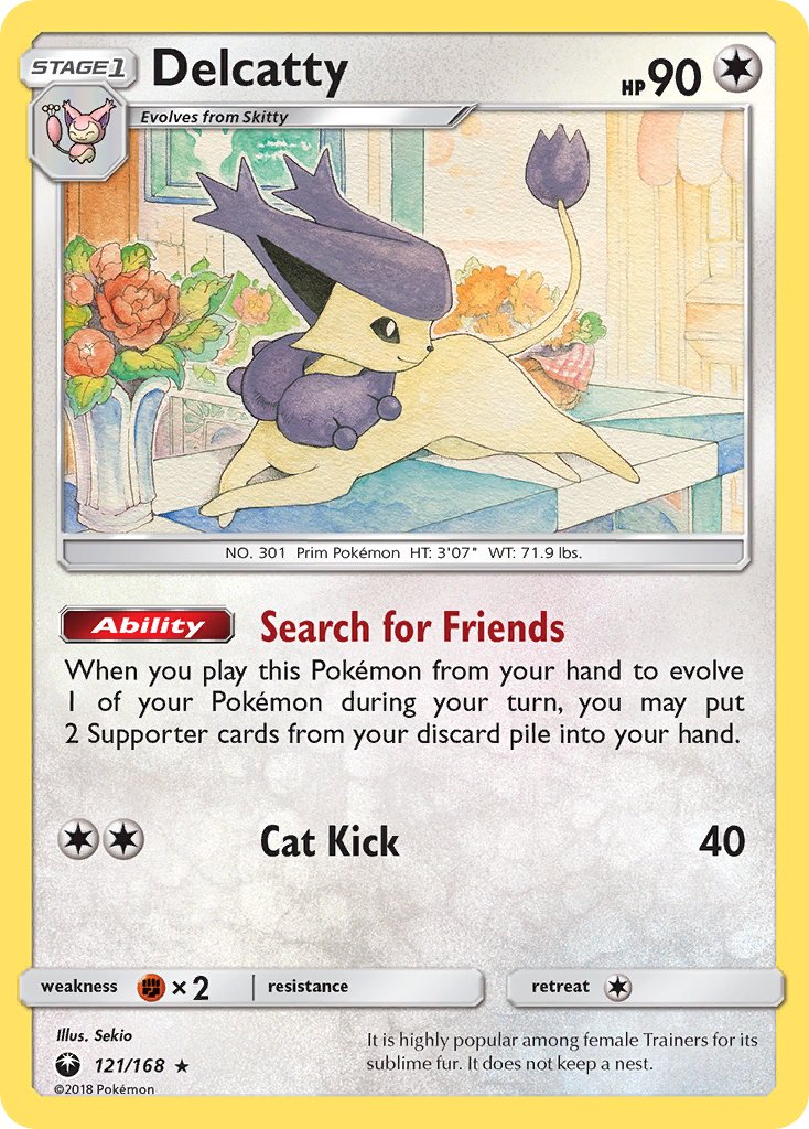 Delcatty (121/168) (Theme Deck Exclusive) [Sun & Moon: Celestial Storm] | Card Citadel