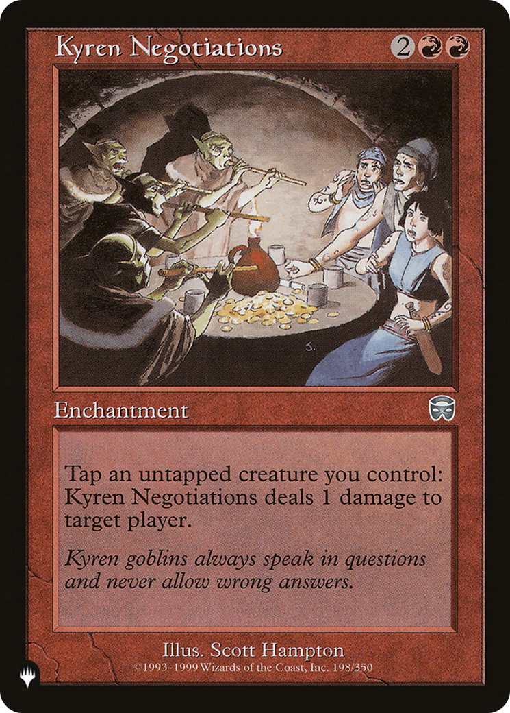 Kyren Negotiations [The List Reprints] | Card Citadel