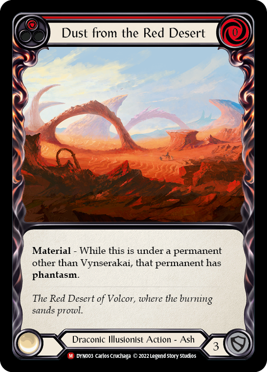 Dust from the Red Desert [DYN003] (Dynasty) | Card Citadel