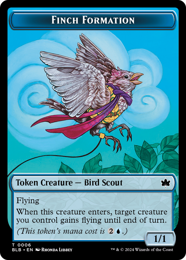 Finch Formation Token [Bloomburrow Tokens] | Card Citadel