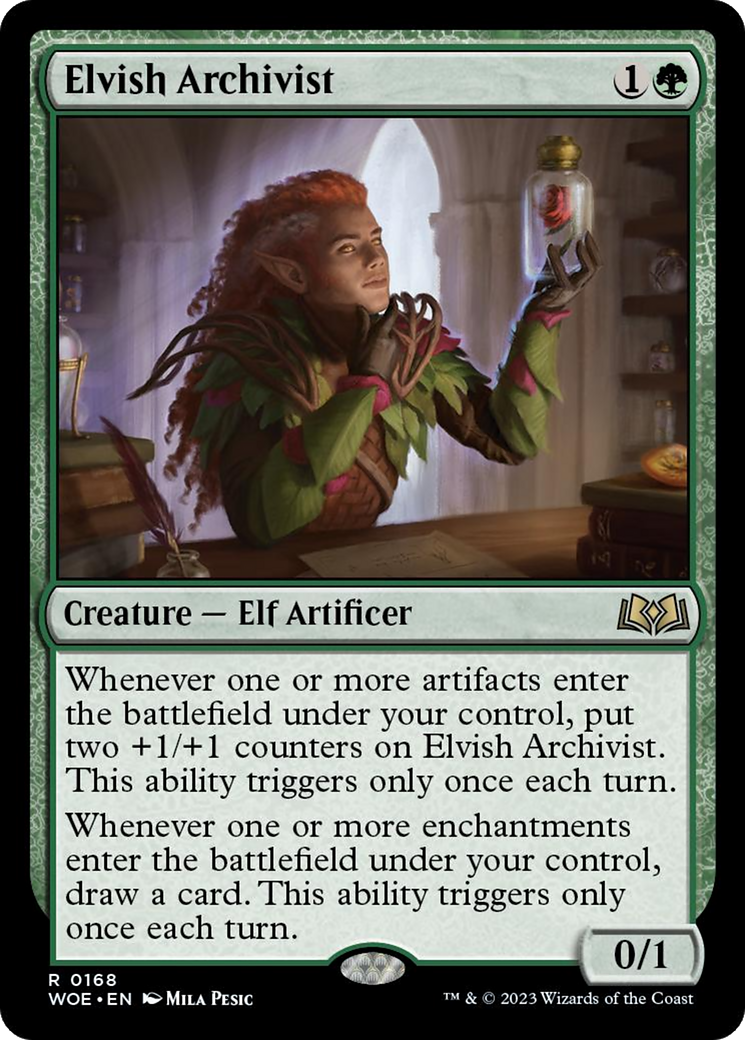 Elvish Archivist [Wilds of Eldraine] | Card Citadel