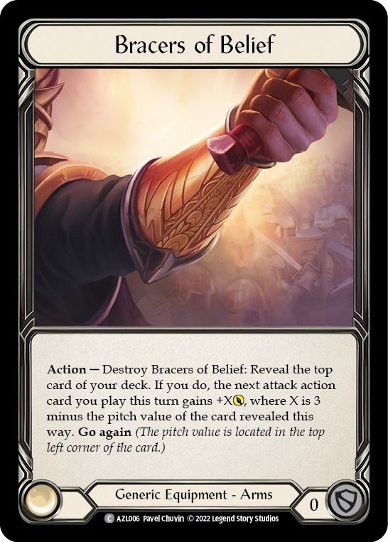 Bracers of Belief [AZL006] (Outsiders Azalea Blitz Deck) | Card Citadel