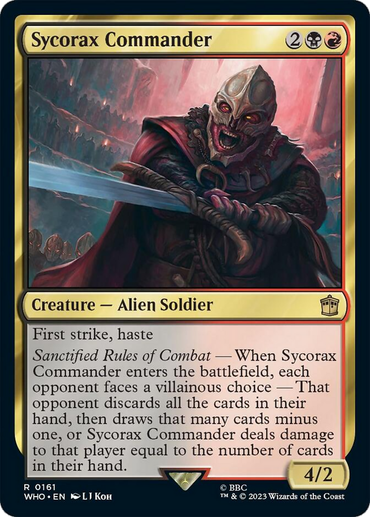 Sycorax Commander [Doctor Who] | Card Citadel