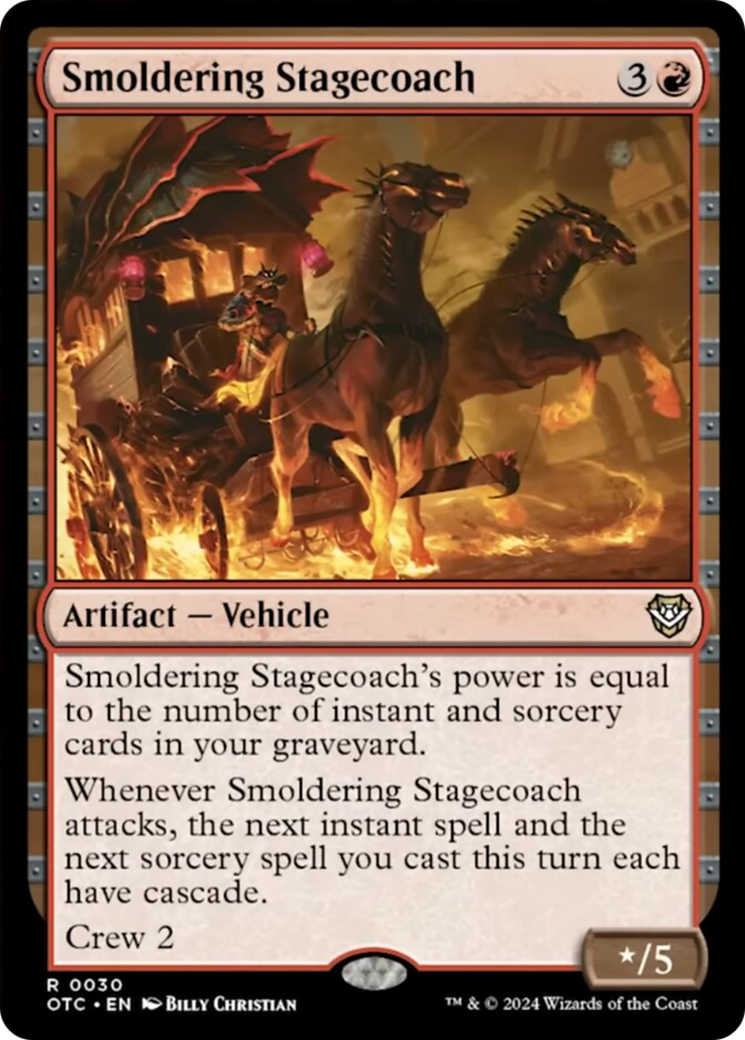 Smoldering Stagecoach [Outlaws of Thunder Junction Commander] | Card Citadel