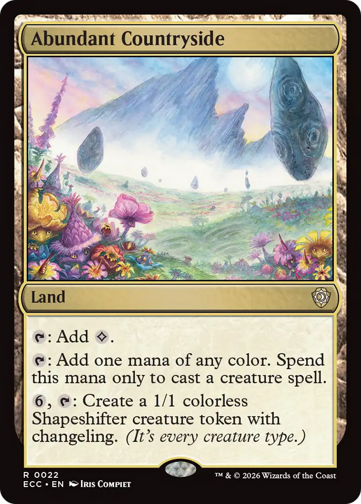 Abundant Countryside [Lorwyn Eclipsed Commander] | Card Citadel