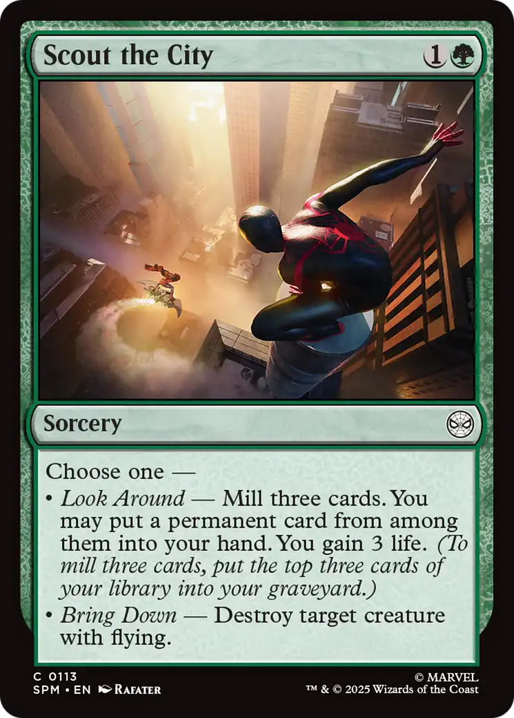 Scout the City [Marvel's Spider-Man] | Card Citadel