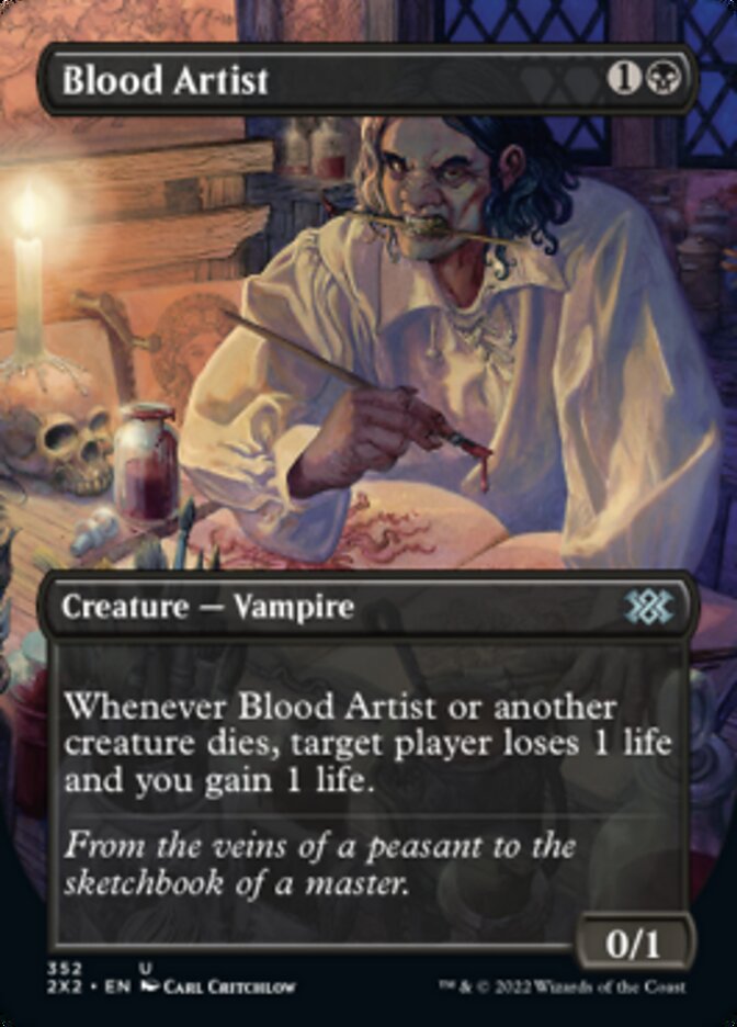 Blood Artist (Borderless Alternate Art) [Double Masters 2022] | Card Citadel