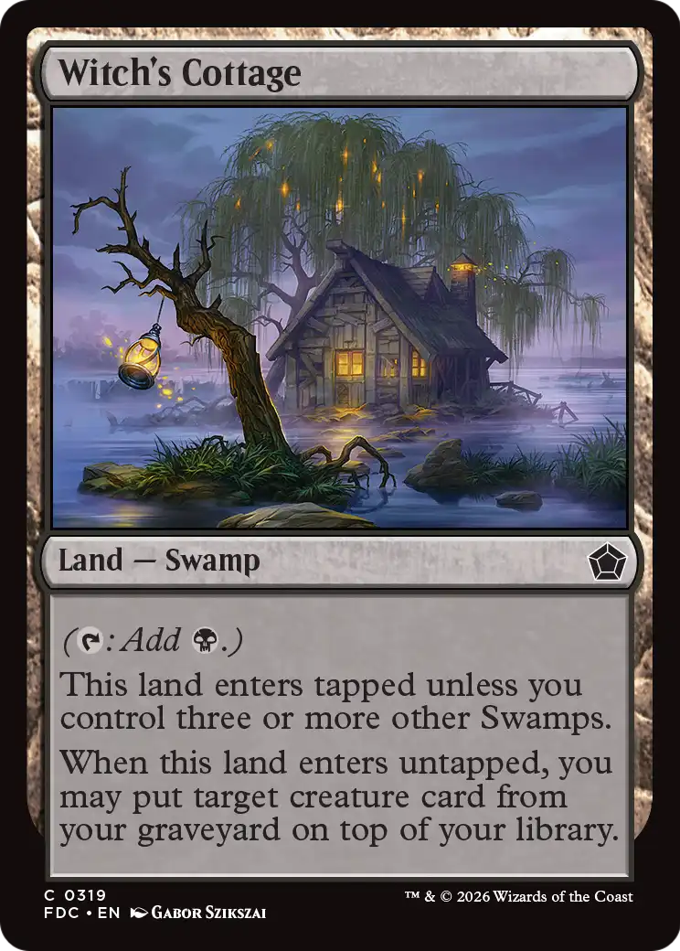 Witch's Cottage [Foundations Commander] | Card Citadel