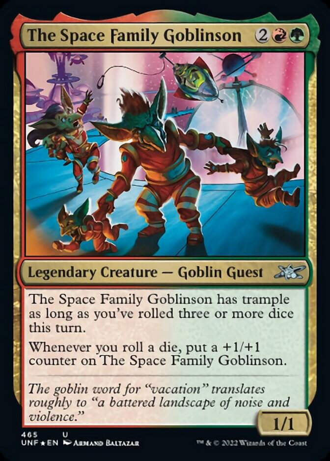 The Space Family Goblinson (Galaxy Foil) [Unfinity] | Card Citadel