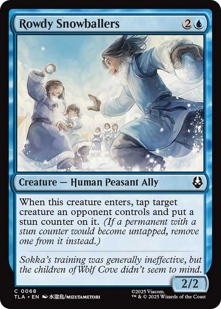 Rowdy Snowballers [Avatar: The Last Airbender] | Card Citadel
