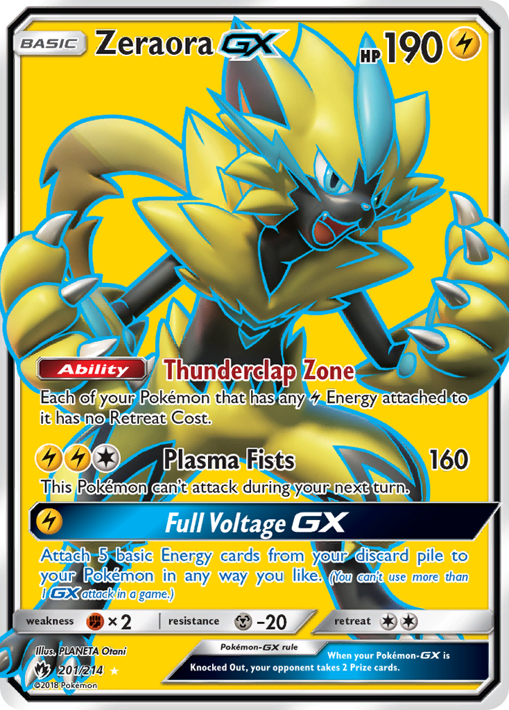 Zeraora GX (201/214) [Sun & Moon: Lost Thunder] | Card Citadel