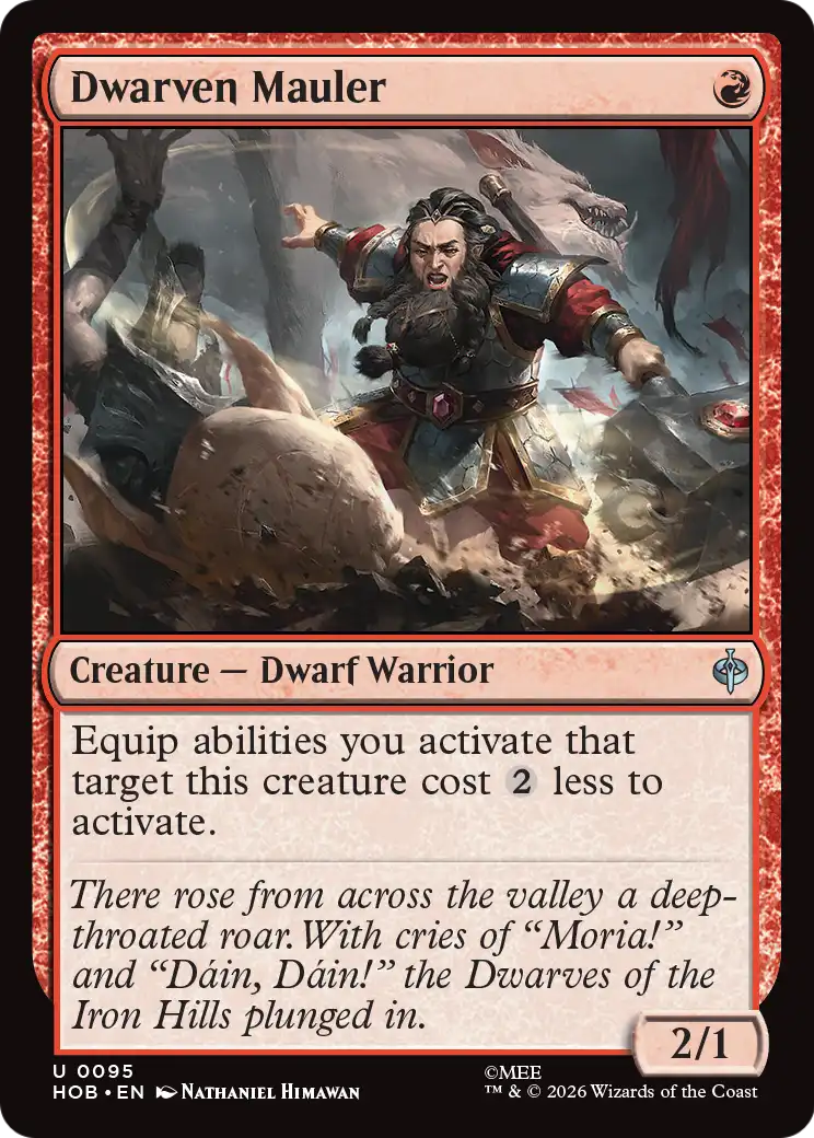 Dwarven Mauler [The Hobbit] | Card Citadel