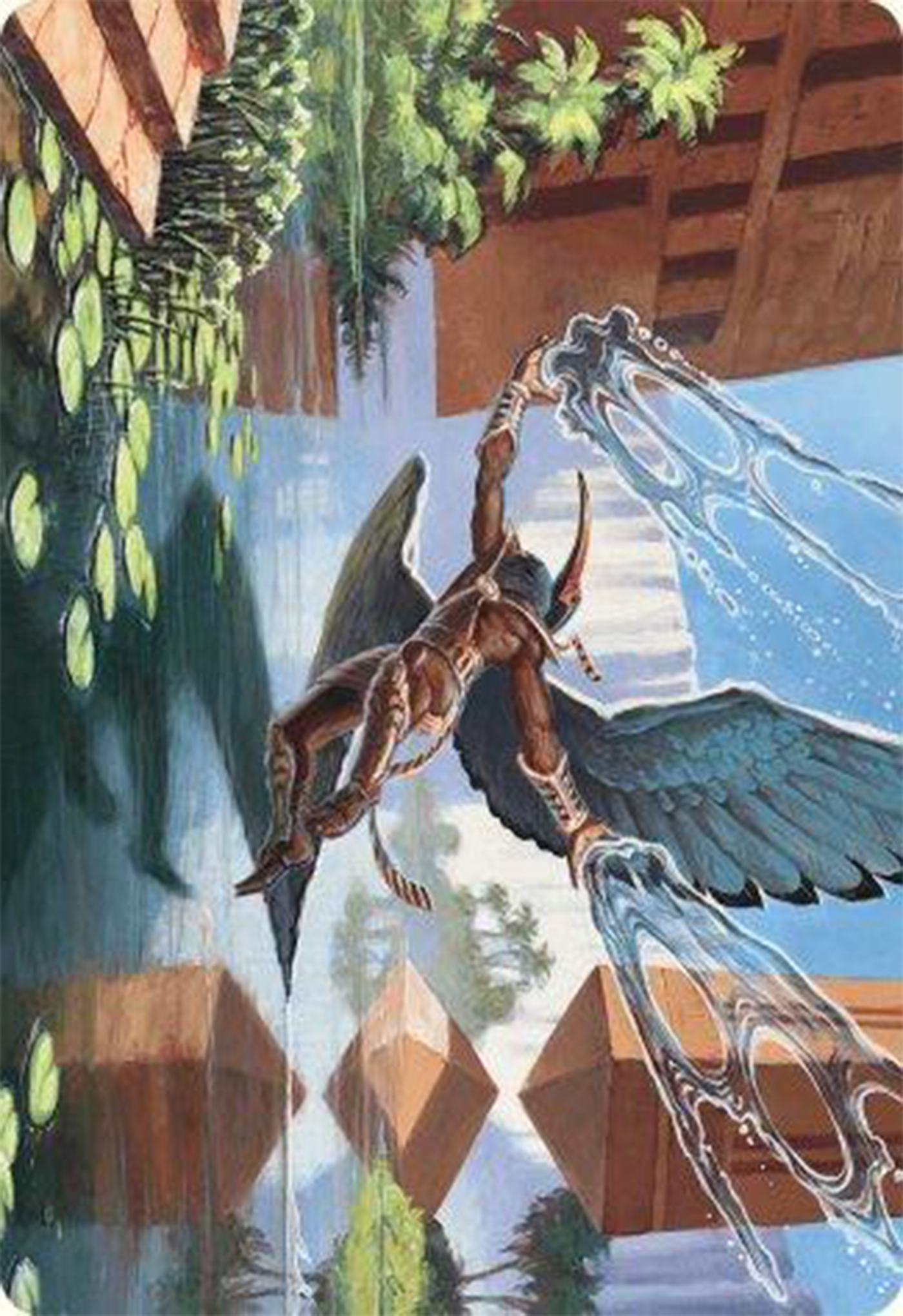 Nadu, Winged Wisdom Art Card [Modern Horizons 3 Art Series] | Card Citadel