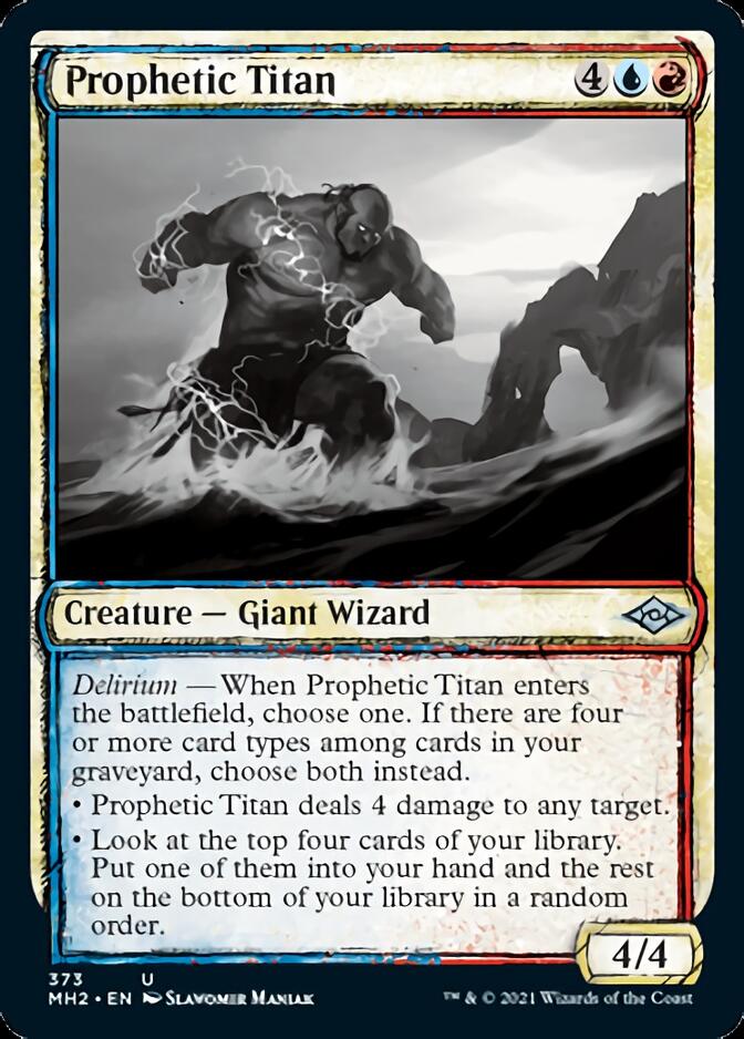 Prophetic Titan (Sketch) [Modern Horizons 2] | Card Citadel