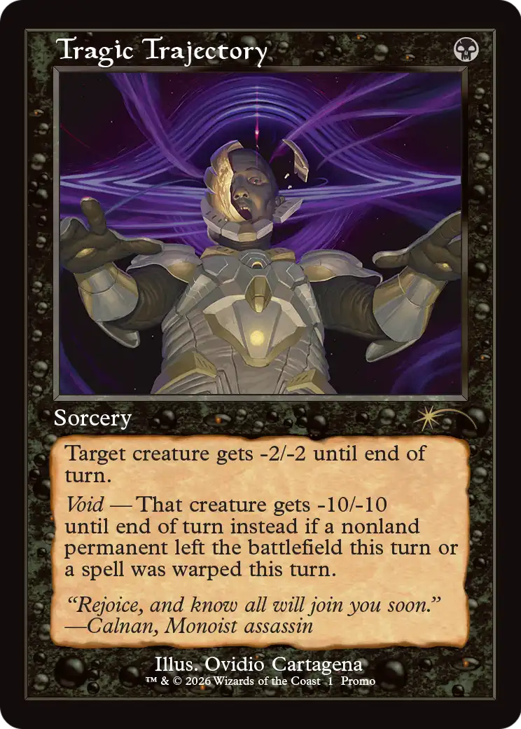 Tragic Trajectory (Retro Frame) [Wizards Play Network 2026] | Card Citadel