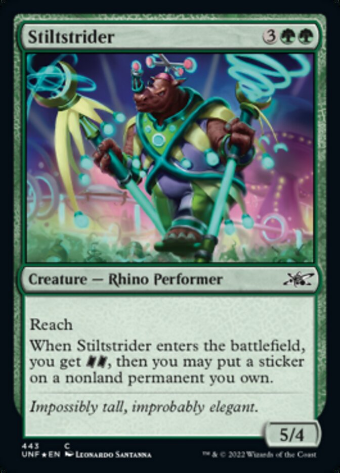 Stiltstrider (Galaxy Foil) [Unfinity] | Card Citadel