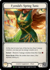 Fabric of Spring // Fyendal's Spring Tunic [LSS011] (Promo)  Cold Foil | Card Citadel