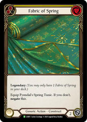 Fabric of Spring // Fyendal's Spring Tunic [LSS011] (Promo)  Cold Foil | Card Citadel