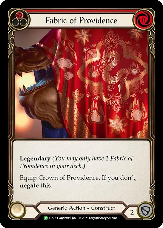 Fabric of Providence // Crown of Providence [LSS013] (Promo)  Cold Foil | Card Citadel