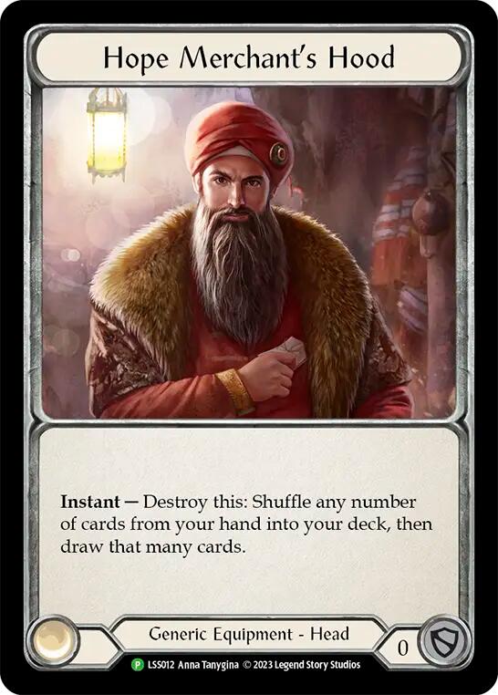 Fabric of Hope // Hope Merchant's Hood [LSS012] (Promo)  Cold Foil | Card Citadel