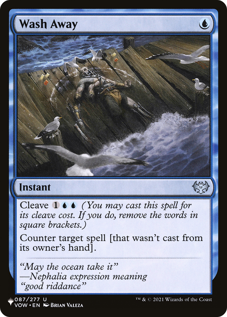 Wash Away [The List Reprints] | Card Citadel