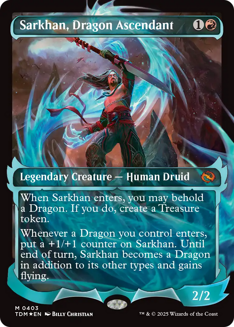 Sarkhan, Dragon Ascendant (0403) (Showcase) [Tarkir: Dragonstorm] | Card Citadel