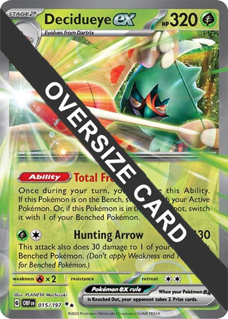 Decidueye ex (015/197) (Jumbo Card) [Miscellaneous Cards] | Card Citadel