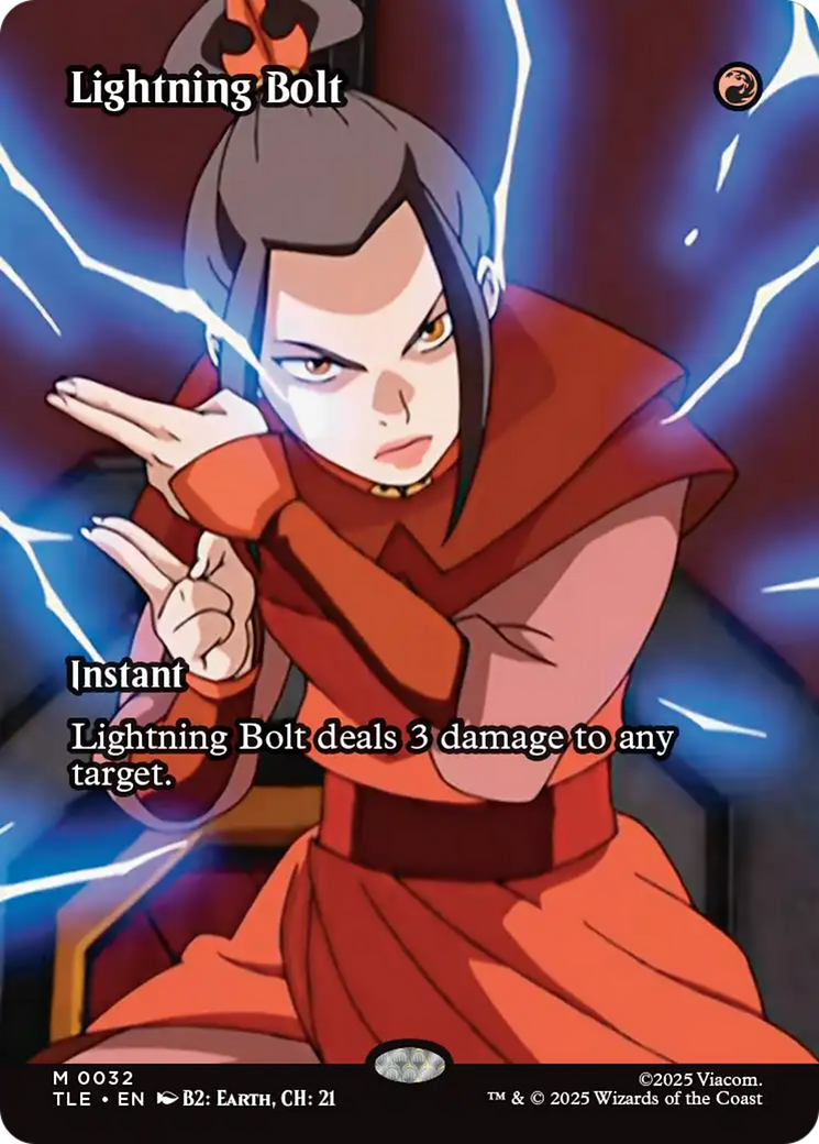 Lightning Bolt (Borderless) [Avatar: The Last Airbender: Eternal-Legal] | Card Citadel