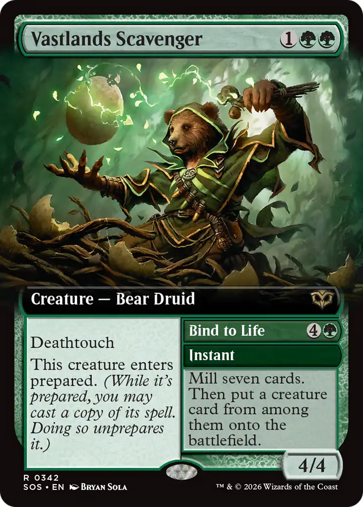 Vastlands Scavenger (Extended Art) [Secrets of Strixhaven] | Card Citadel