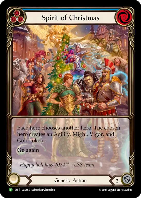 Spirit of Christmas (Cold Foil) [LGS355] (Promo)  Cold Foil | Card Citadel