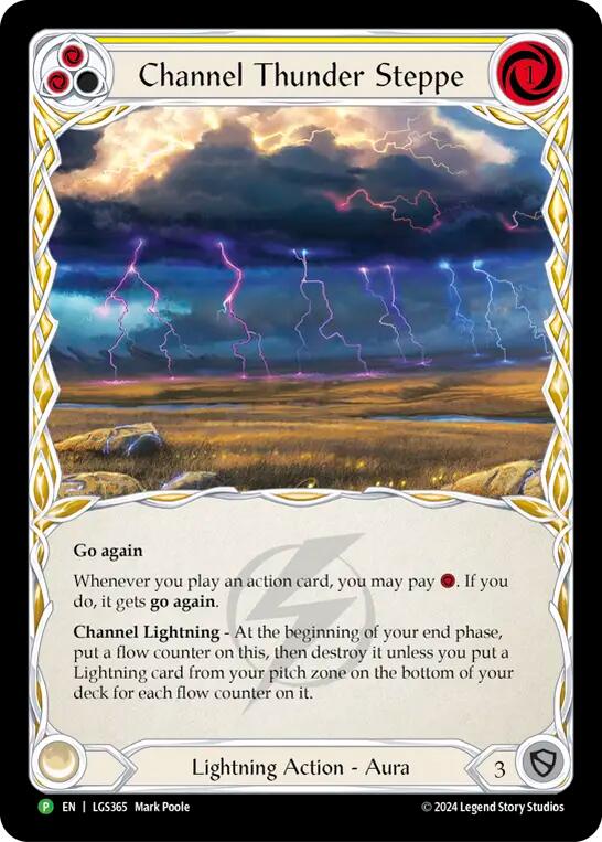 Channel Thunder Steppe (Cold Foil) [LGS365] (Promo)  Cold Foil | Card Citadel