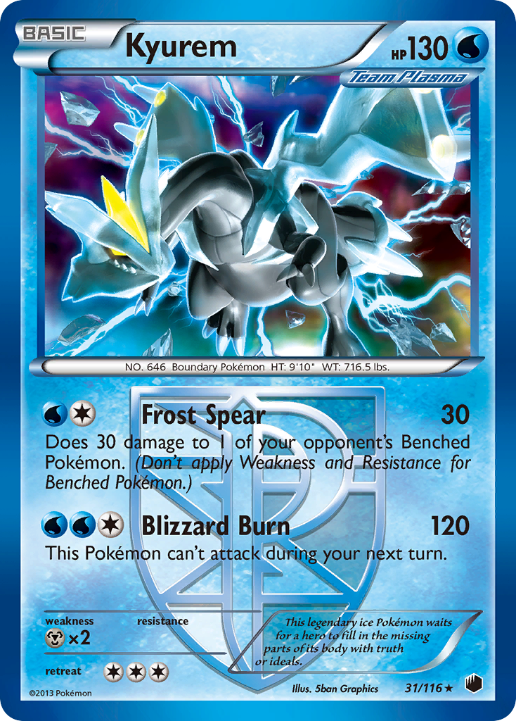 Kyurem (31/116) [Black & White: Plasma Freeze] | Card Citadel