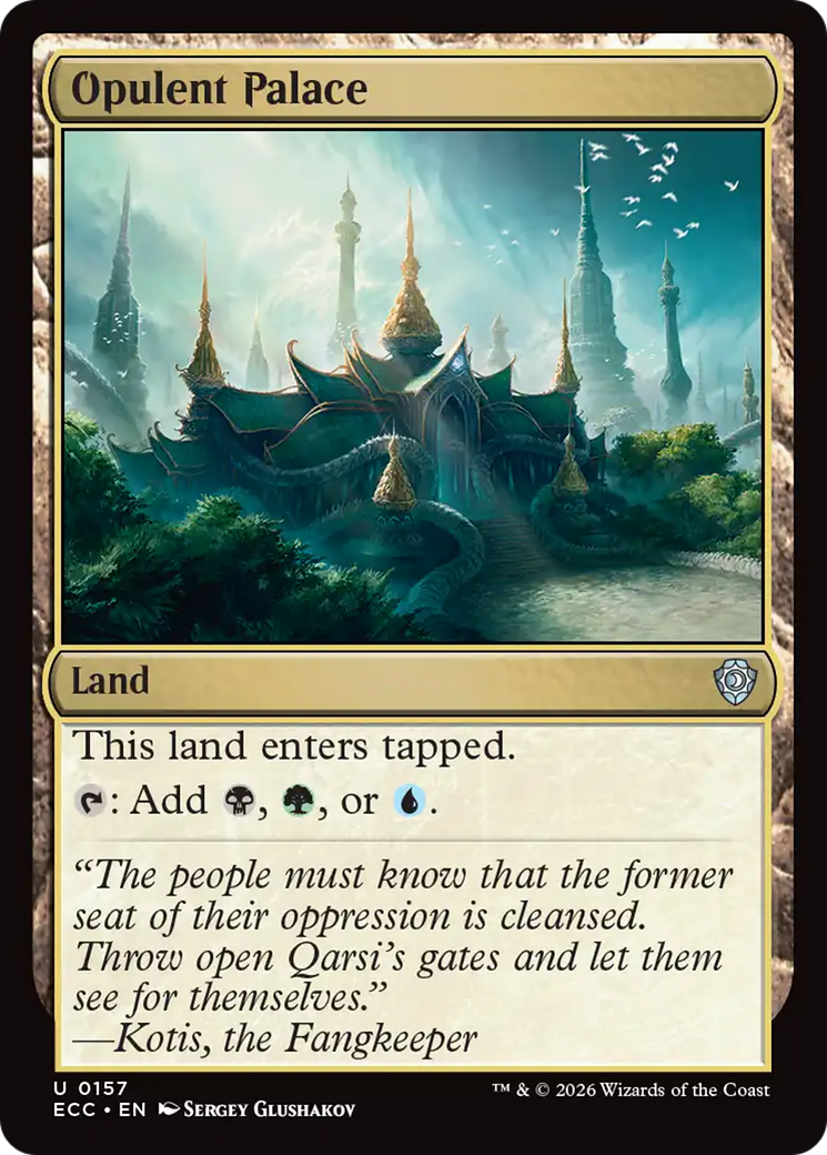 Opulent Palace [Lorwyn Eclipsed Commander] | Card Citadel