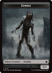 Rat (0014) // Zombie Double-Sided Token [Foundations Tokens] | Card Citadel