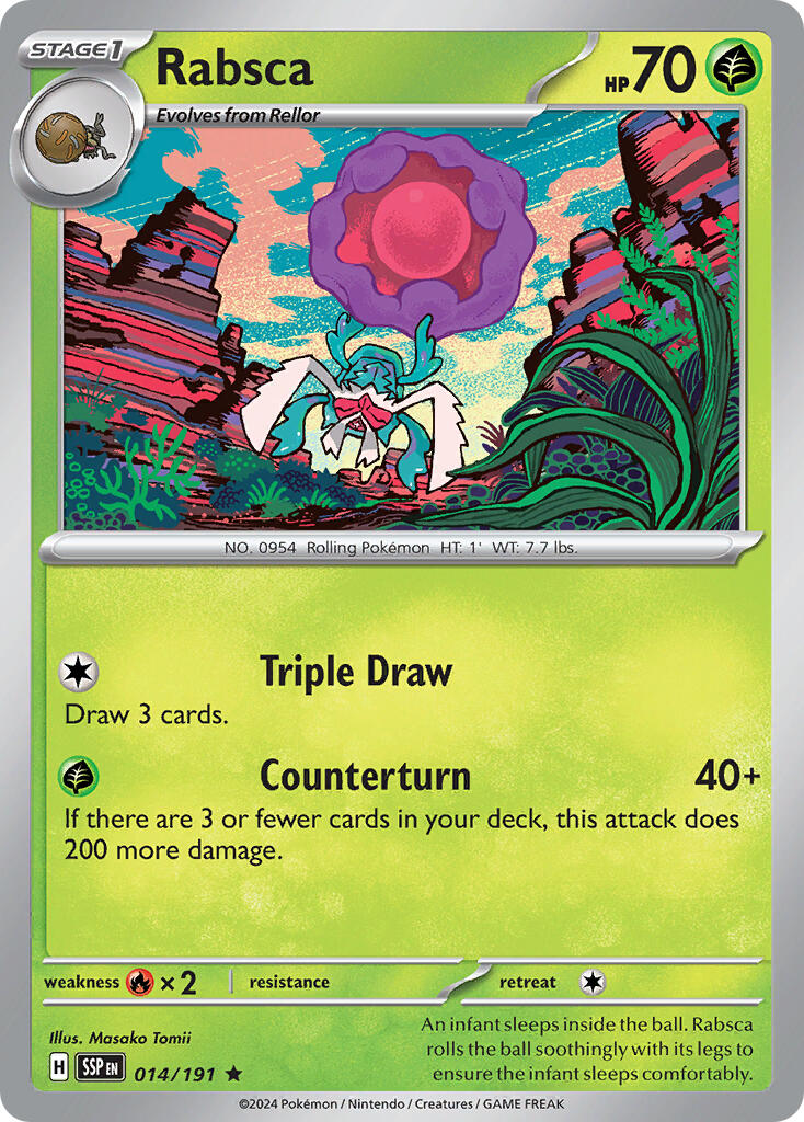 Rabsca (014/191) (Theme Deck Exclusive) [Scarlet & Violet: Surging Sparks] | Card Citadel