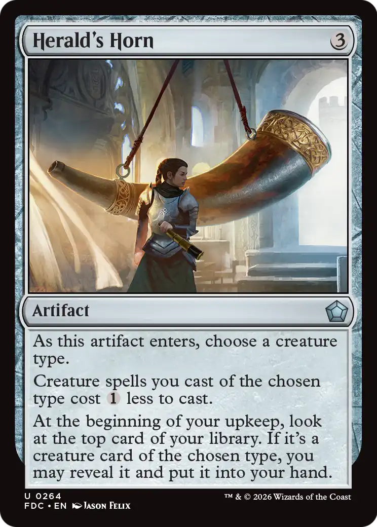 Herald's Horn [Foundations Commander] | Card Citadel