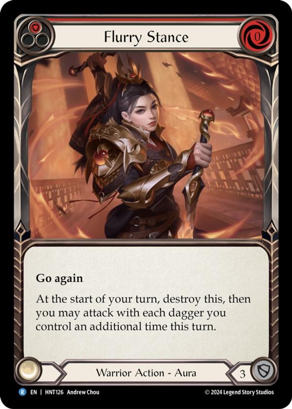 Flurry Stance [HNT126] (The Hunted)  Rainbow Foil | Card Citadel