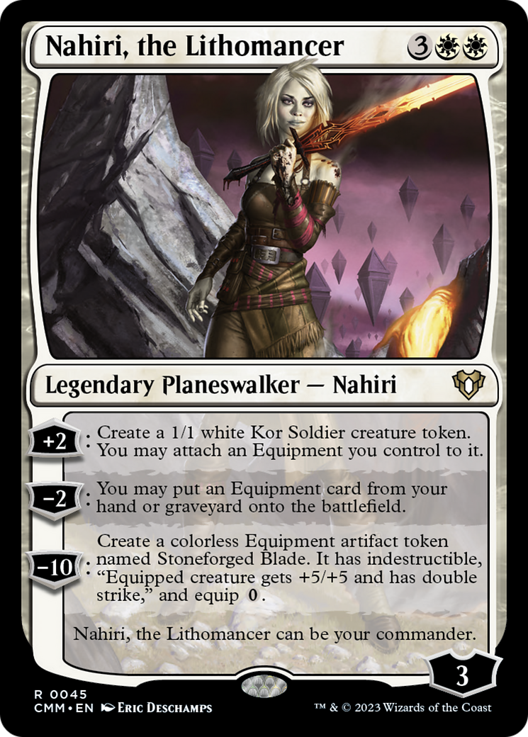 Nahiri, the Lithomancer [Commander Masters] | Card Citadel