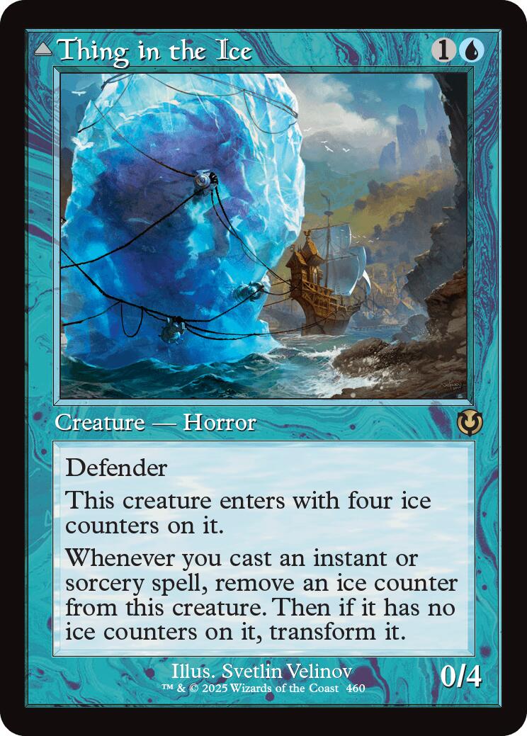 Thing in the Ice // Awoken Horror (Retro Frame) [Innistrad Remastered] | Card Citadel