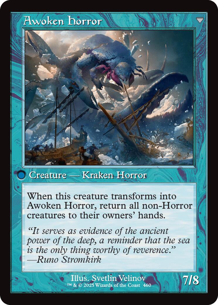 Thing in the Ice // Awoken Horror (Retro Frame) [Innistrad Remastered] | Card Citadel