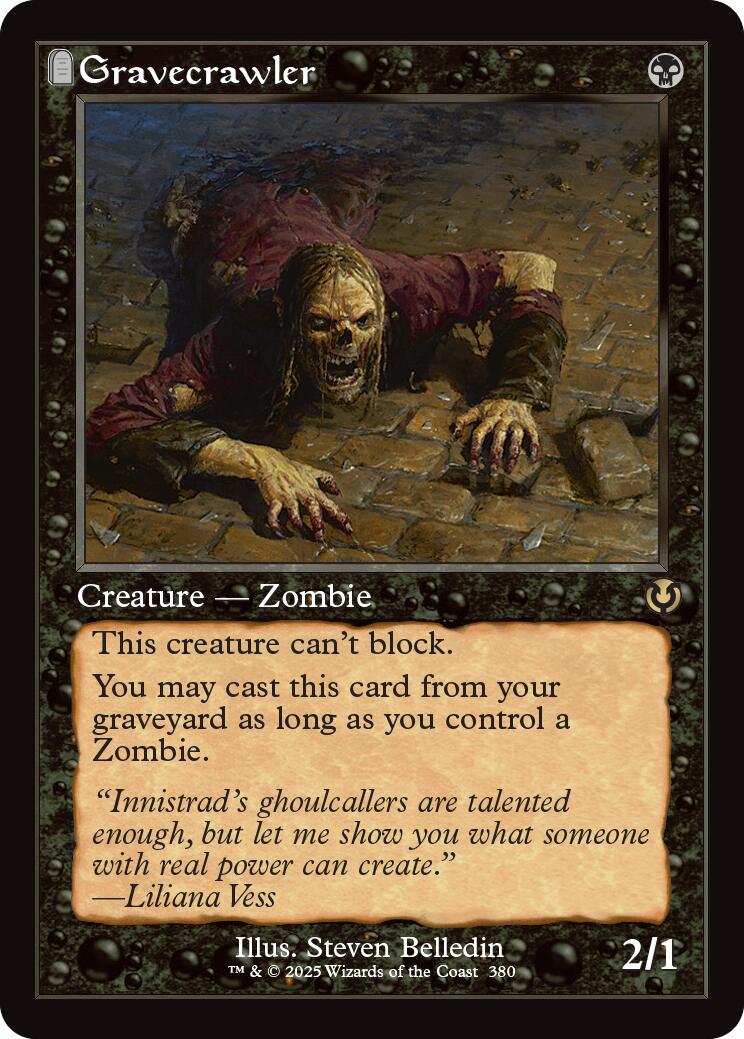 Gravecrawler (Retro Frame) [Innistrad Remastered] | Card Citadel