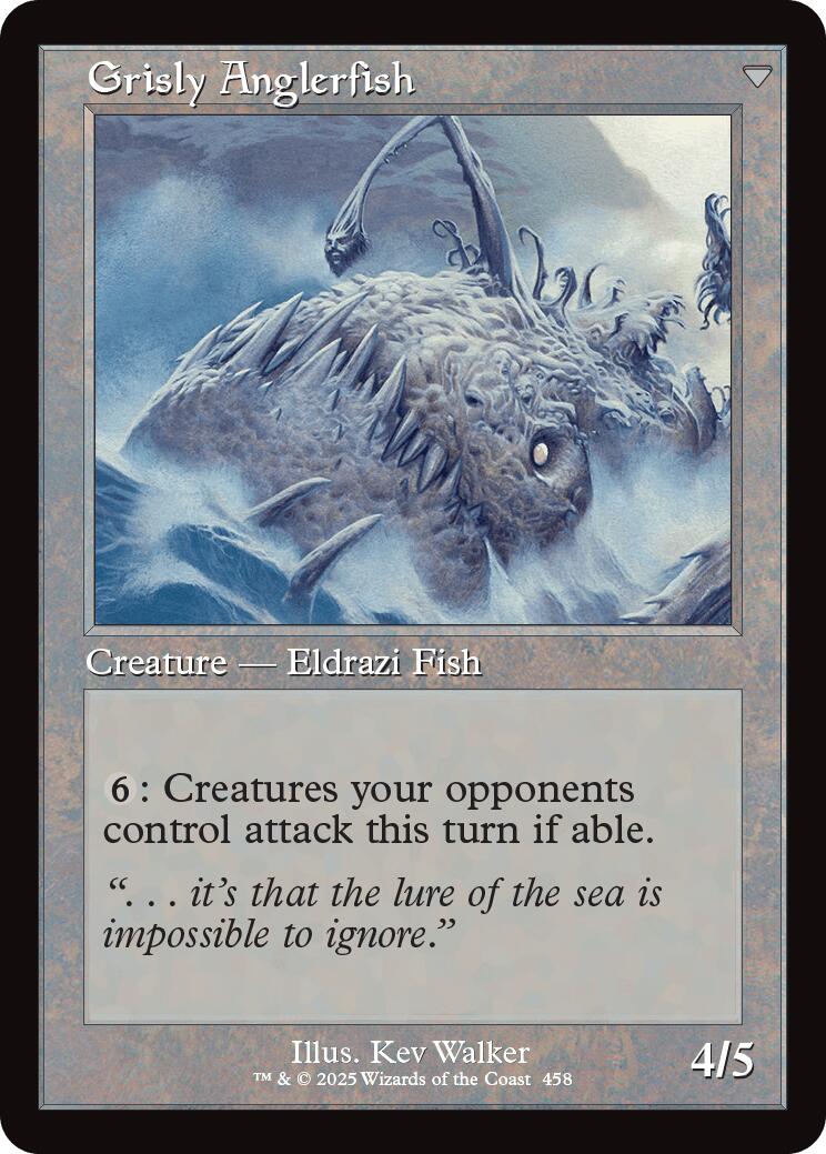 Grizzled Angler // Grisly Anglerfish (Retro Frame) [Innistrad Remastered] | Card Citadel