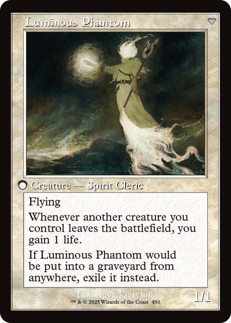 Lunarch Veteran // Luminous Phantom (Retro Frame) [Innistrad Remastered] | Card Citadel