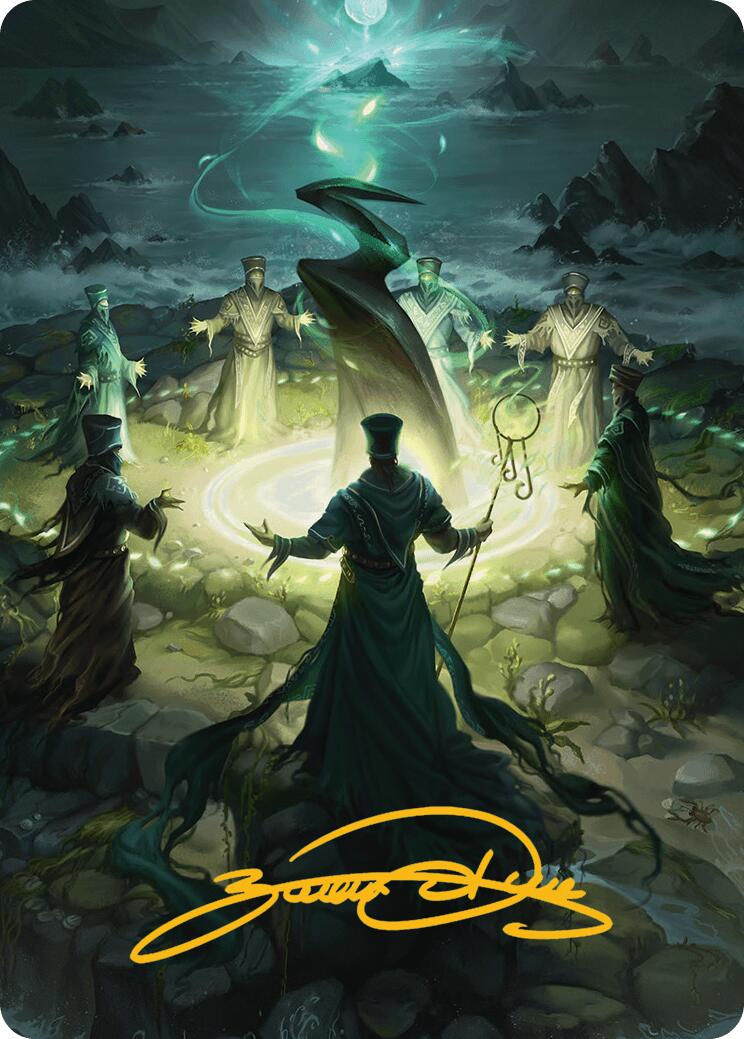 Cryptolith Rite Art Card (Gold-Stamped Signature) [Innistrad Remastered Art Series] | Card Citadel