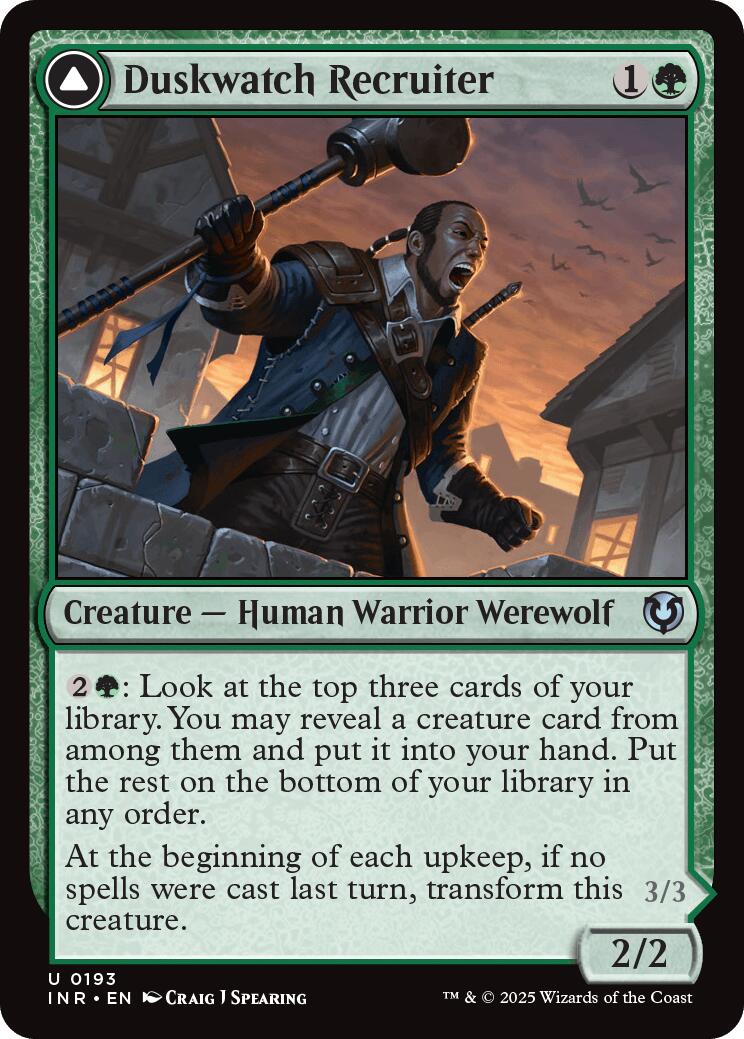 Duskwatch Recruiter // Krallenhorde Howler [Innistrad Remastered] | Card Citadel